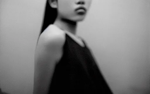 Image similar to A Filipino teenager voguing, 35mm film, ethereal, rule of thirds by Iwai Shunji