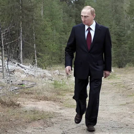 Prompt: Putin as A former CIA officer who's living off the grid finds himself on the run from people who want to kill him.