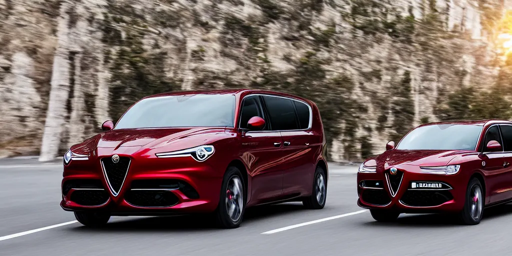 Image similar to 2022 Alfa Romeo Minivan