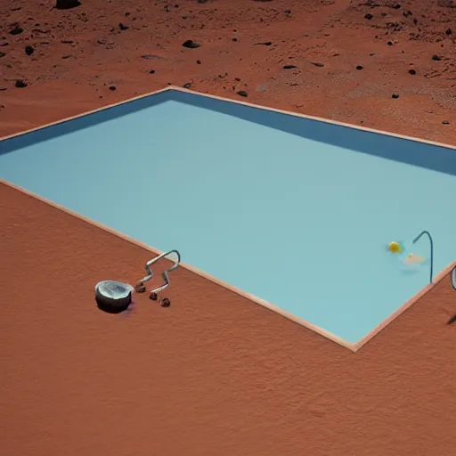 Image similar to pool on mars