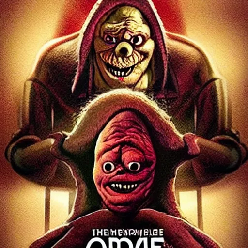 Image similar to Movie poster for the horror film “Grimace” (2023)