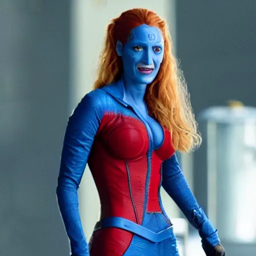 Prompt: blake lively as mystique