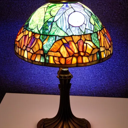 Stained-Glass Lamps Sold On  And  Are Actually AI Fakes