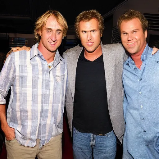 Image similar to owen wilson hanging out with vince vaughn and will ferrell