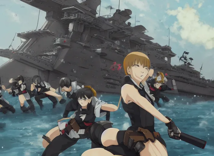 Original Space Battleship Yamato Anime Cel