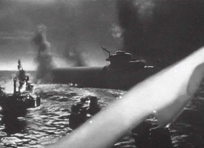 Image similar to scene from the 1 9 4 0 submarine spy thriller film the hunt for red october