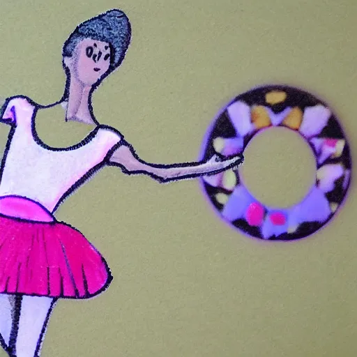 Image similar to josef prusa as a ballerina