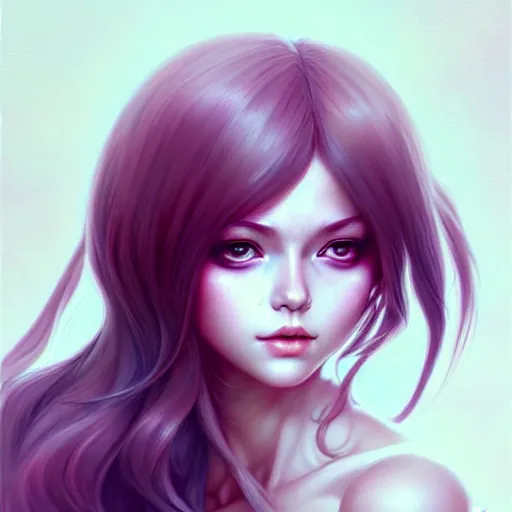Prompt: portrait of a lttle female character inspired by b 9, artwork by artgem lau, anna dittman, wlop and rossdraws, anatomically correct, smooth, clean detailed, sharped focus, symmetrical, perfect composition, illustration, extremely coherent, detailed face, arstation