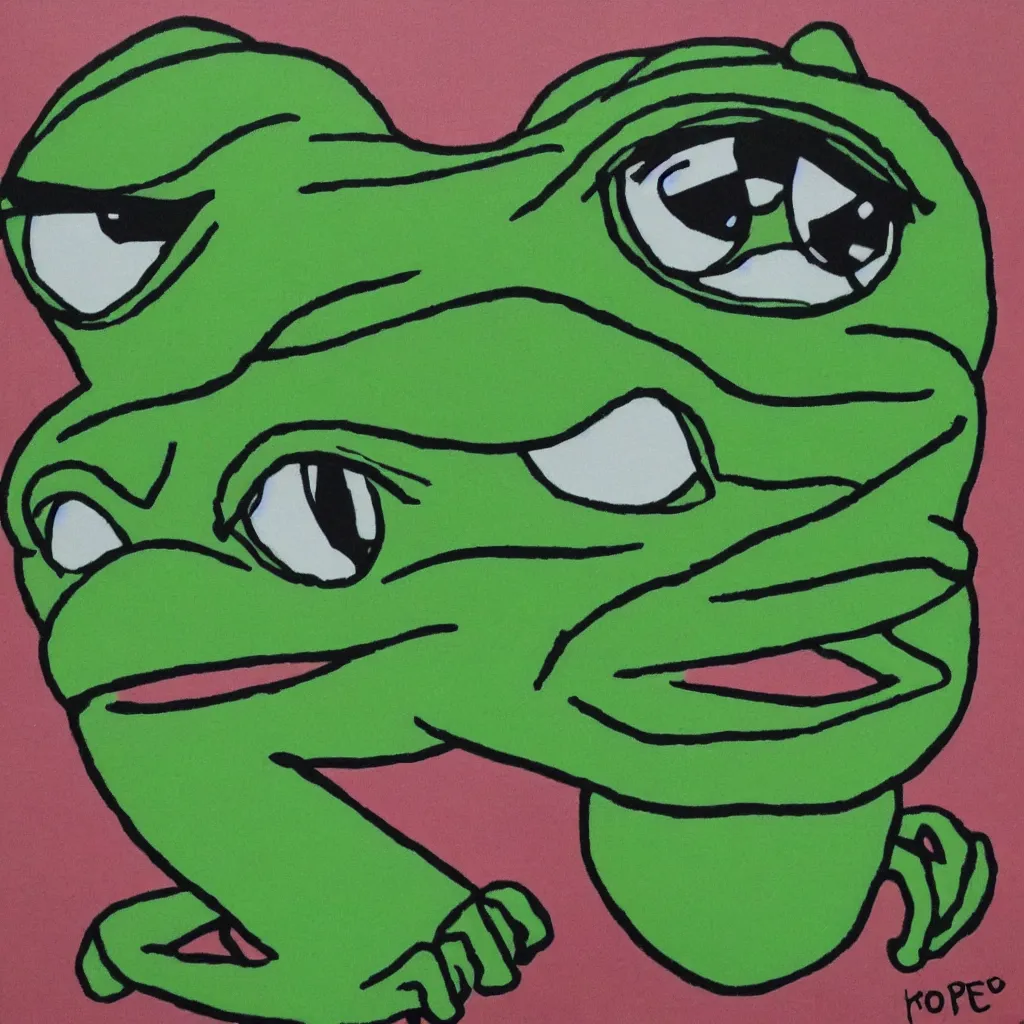 Image similar to pepe the frog