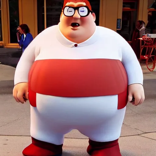 Prompt: Peter Griffin as a real person