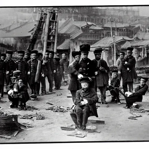 Image similar to Shanghai and the opium war in 1894