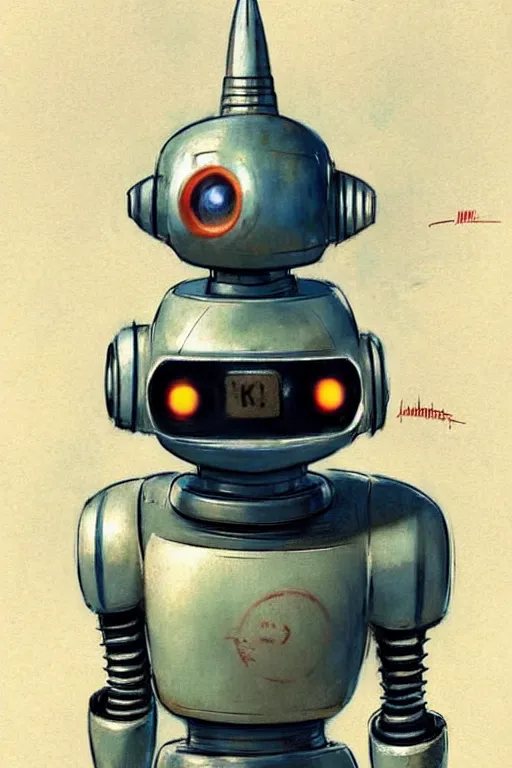 Image similar to ( ( ( ( ( 1 9 5 0 s robot knome b 9 robot lost in space robert kinoshita robby the robot. muted colors. ) ) ) ) ) by jean - baptiste monge!!!!!!!!!!!!!!!!!!!!!!!!!!!!!!