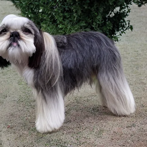 Image similar to a shih tzu mixed with a male sheep