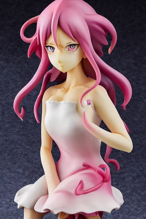 Prompt: figurine of cthulu wearing an elegant summer blouse, personification, official store photo, commercial photo, featured on amiami, 8 k, 8 5 mm, beautiful composition