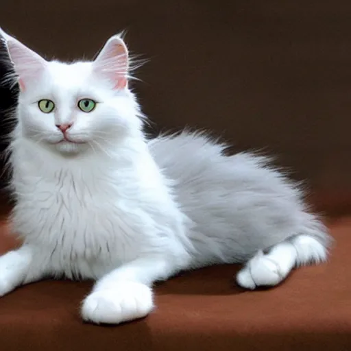 Prompt: Turkish angora cat