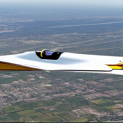 Prompt: supersonic biplane jet fighter