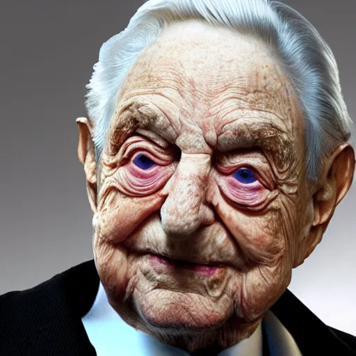 Image similar to George Soros as emperor palpatine, 4k, high detail, high-resolution photograph