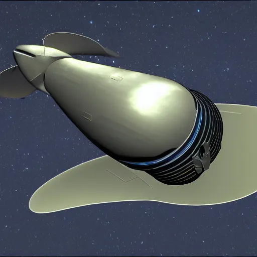 Prompt: a CFD Simulation of a starship