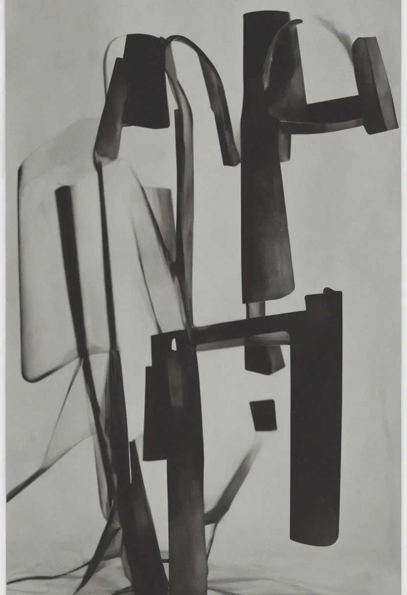 Image similar to research notes of a futuristic readymade object by Marcel Duchamp, by Edward Weston