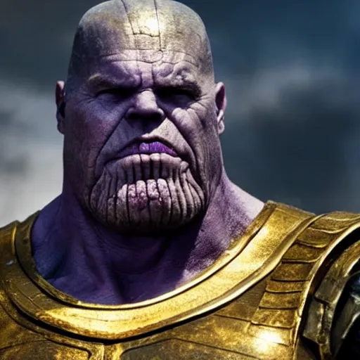 Prompt: Thanos in the Vikings 4K quality super realistic