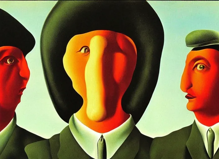 Image similar to surreal Magritte Dali