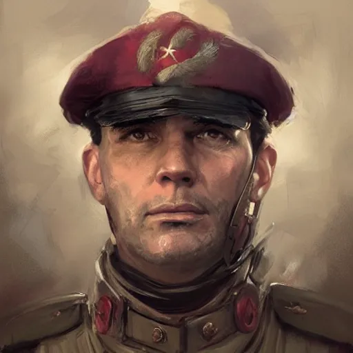 Image similar to portrait of spanish revolutionary leader jose diaz ramos, colourised, face portrait, epic, tragic, military art, fantasy, dieselpunk, hd shot, digital portrait, beautiful, artstation, comic style, by artgerm, guy denning, jakub rozalski, magali villeneuve and charlie bowater