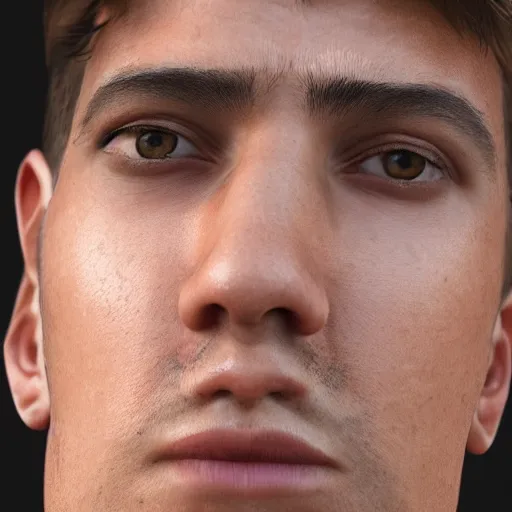 Image similar to photorealistic shot of a very handsome man, portrait!!!!, trending on artstation, polycount contest winner, modern, 4 k photorealism, 4 k photography, 3 5 mm!!!! lens