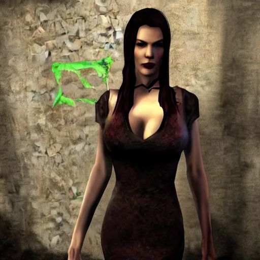 Image similar to liv tyler, vampire the masquerade bloodlines, troika games, vtmb, vtm