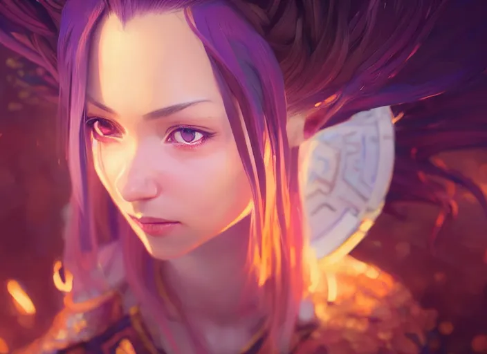 Image similar to highly detailed portrait of inna, in no game no life, stephen bliss, 8 k, unreal engine, fantasy art by greg rutkowski, loish, rhads, ferdinand knab, makoto shinkai and lois van baarle, ilya kuvshinov, rossdraws, tom bagshaw, global illumination, radiant light, detailed and intricate environment