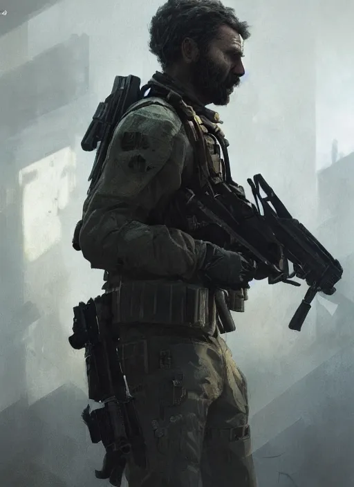 Image similar to a photorealistic dramatic hyperrealistic render of call of duty modern warfare ghost character by wlop, greg rutkowski, alphonse mucha, beautiful dynamic dramatic dark moody lighting, shadows, cinematic atmosphere, artstation, concept design art, octane render, 8 k