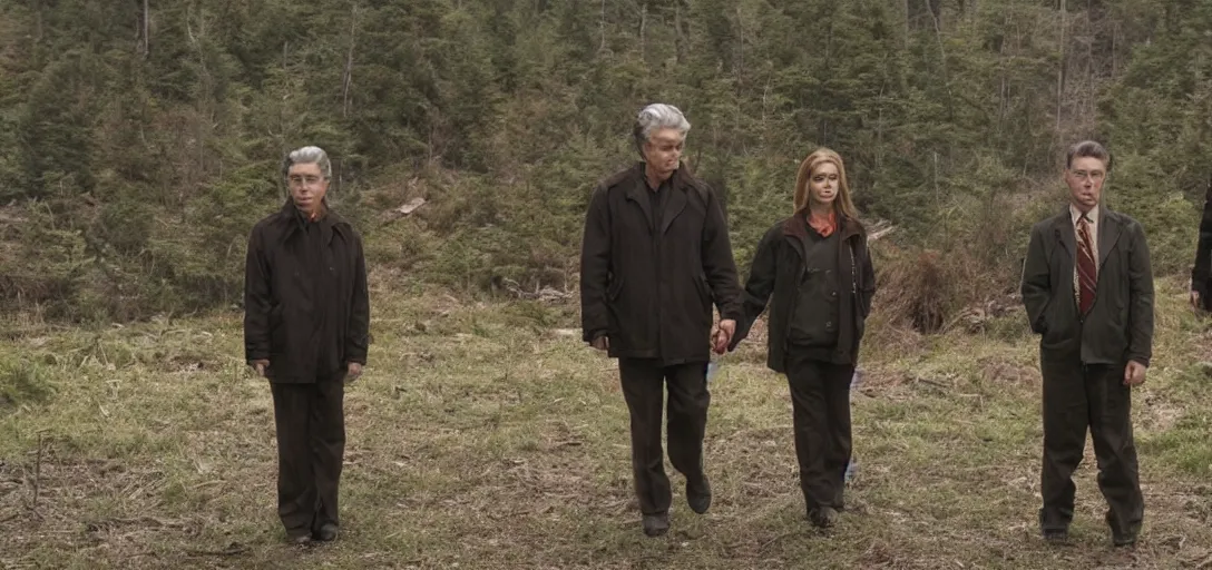 Prompt: twin peaks, season 3, episode 8