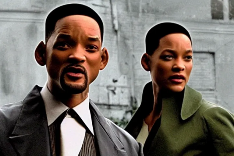 Prompt: will smith as a character from the matrix, cinematic, ultra realistic, the matrix