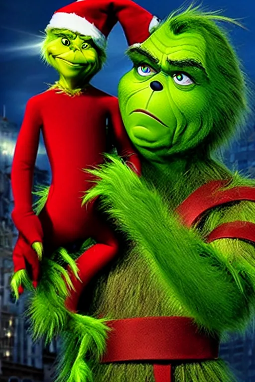 Image similar to The Grinch is Ironman