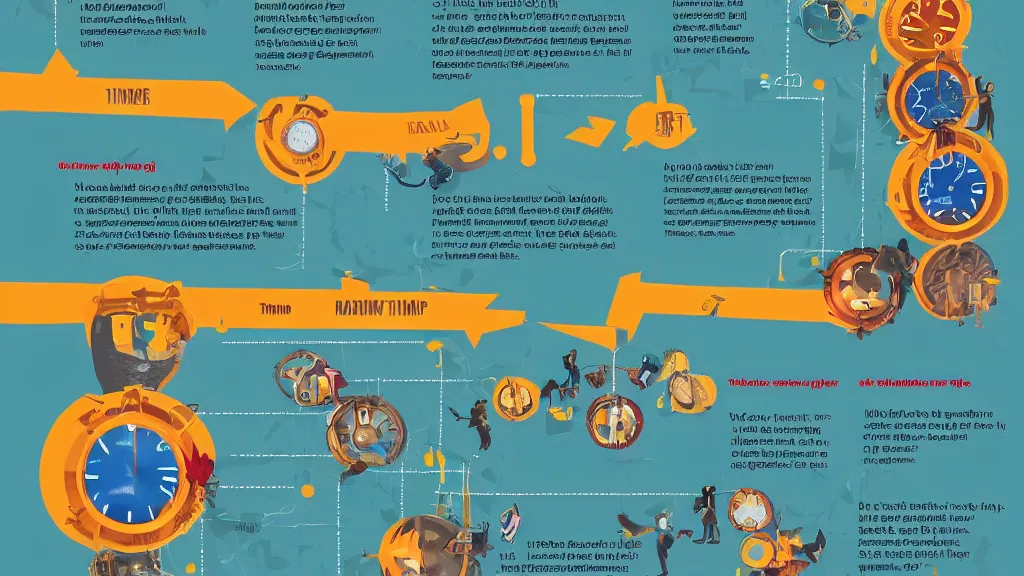 Image similar to infographic showing you how to time travel