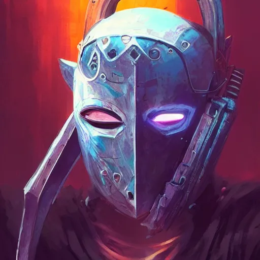 Image similar to cyberpunk viking helmet mask warrior goddess robot ninja fantasy, art gta 5 cover, official fanart behance hd artstation by jesper ejsing, by rhads, makoto shinkai and lois van baarle, ilya kuvshinov, ossdraws