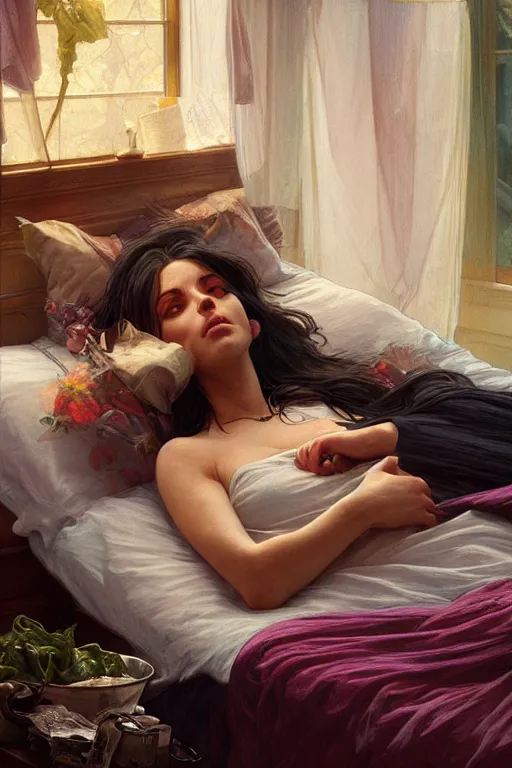 Image similar to groundhog cooking heroin lies on the bed, realistic portrait, highly detailed, digital painting, artstation, concept art, smooth, sharp focus, illustration, cinematic lighting, art by artgerm and greg rutkowski and alphonse mucha