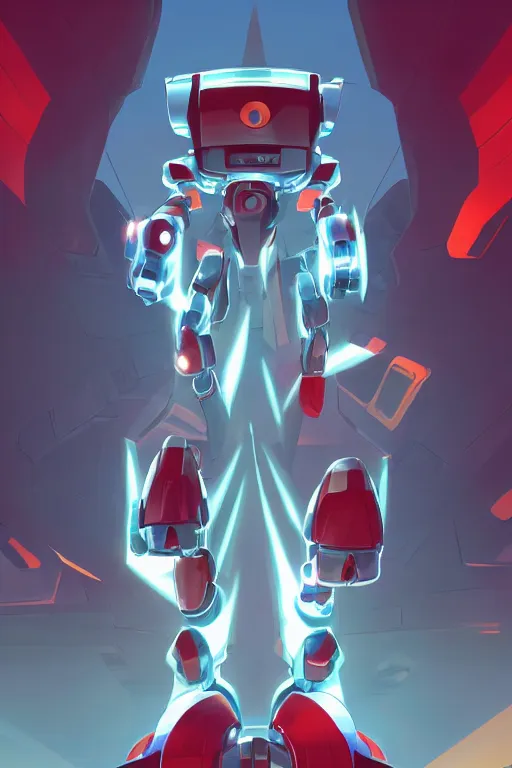 Image similar to metabots medabots medarotto medarot robot minimalist comics, behance hd by jesper ejsing, by rhads, makoto shinkai and lois van baarle, ilya kuvshinov, rossdraws global illumination ray tracing hdr radiating a glowing aura