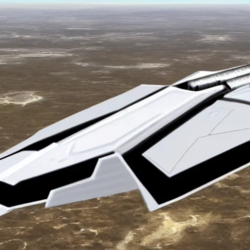 Prompt: The new fighter space ship of the US army, 2050, super realistic