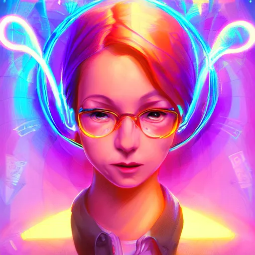 Image similar to skill magic geek inside matrix deepdream radiating a glowing aura stuff loot legends stylized digital illustration video game icon artstation lois van baarle, ilya kuvshinov, rossdraws,