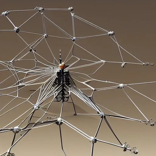 Prompt: strandbeest the size of a mountain made of wicked glinting steel trampling over a land of dusty grey, photo realistic, 8 k, trending on artstation