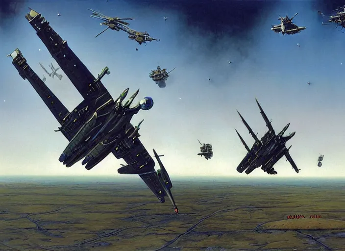 Image similar to war, matte painting, peter elson