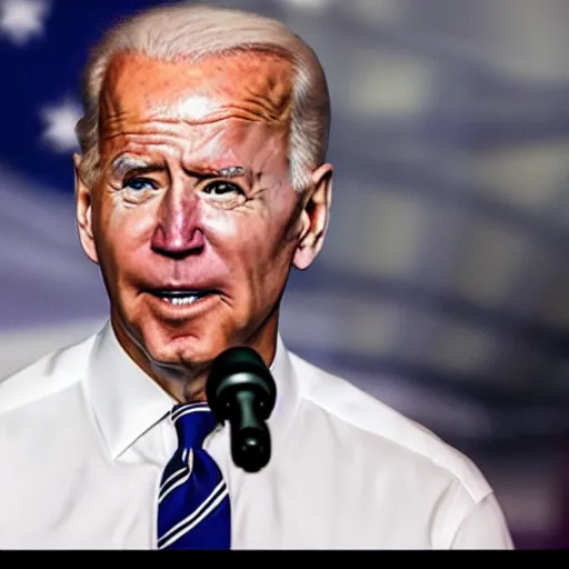 Prompt: a still of Joe Biden dressed like a gangster, Thug life. Professional photo