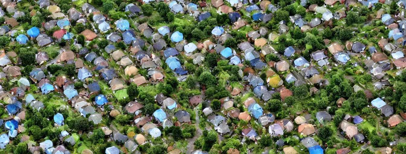 Image similar to raindrop village