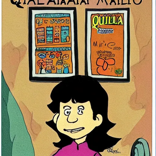 Image similar to mafalda by quino,