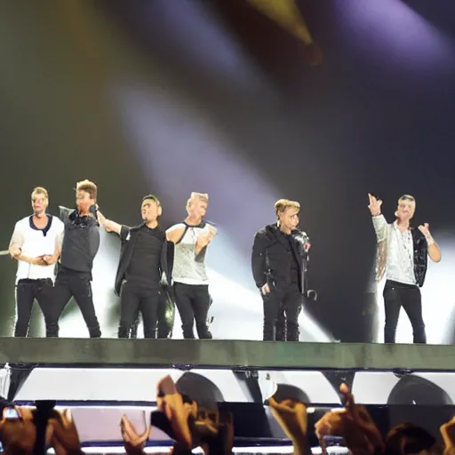 Image similar to westlife on stage