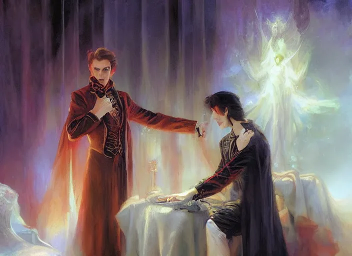 Image similar to vampire nobility by vladimir volegov and alexander averin and delphin enjolras and daniel f. gerhartz