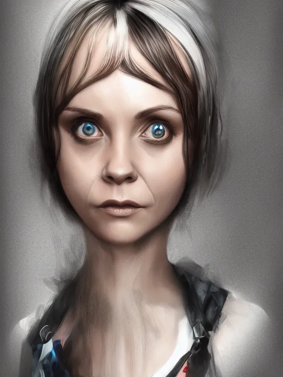 Image similar to Christina Ricci, hyperdetailed, artstation, cgsociety, 8k