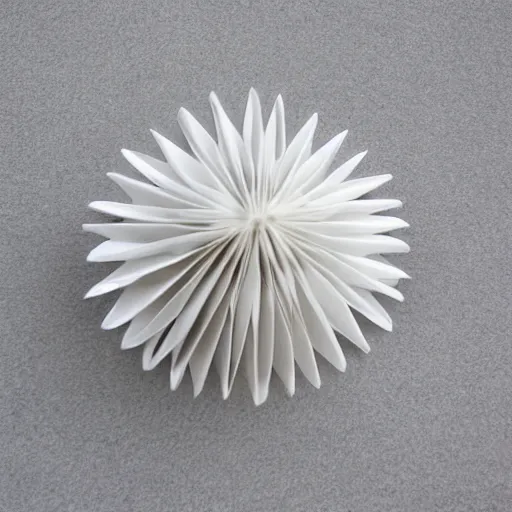 Image similar to origami spherical wind diatom