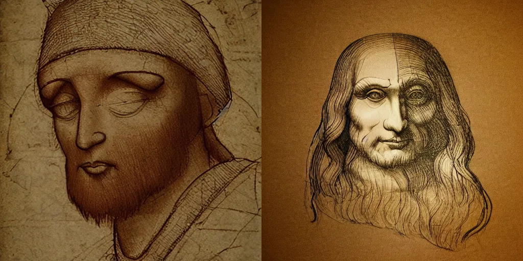 Prompt: blueprints of a fall guys character by Leonardo Da Vinci