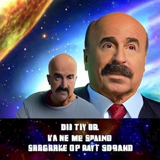 Image similar to dr. phil in space